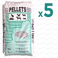 Litière pellets de paille de froment x5 sac pour chevaux