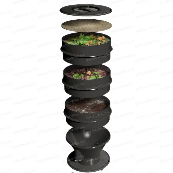 lombricomposteur ecoworms etapes recyclage