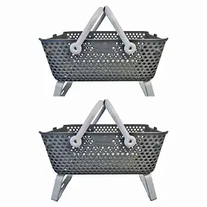 2 paniers de récolte Kajo 15L - Gris/Gris souris