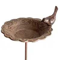 Mangeoire oiseaux sur pied en fonte 70cm