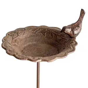 Mangeoire oiseaux sur pied en fonte 70cm