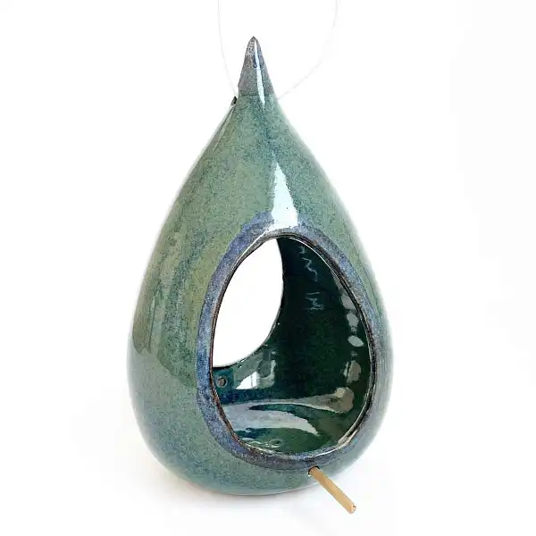 mangeoire goutte vert