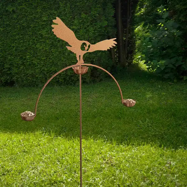 mangeoire jardin balancier chouette