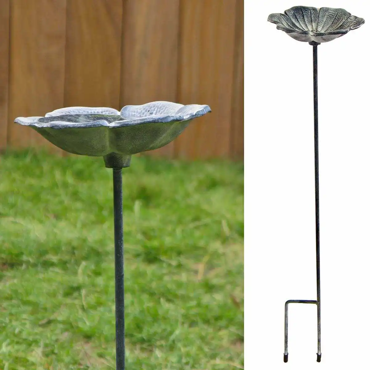 Mangeoire oiseau fleur sur pied  Mangeoire oiseau fleur sur pied