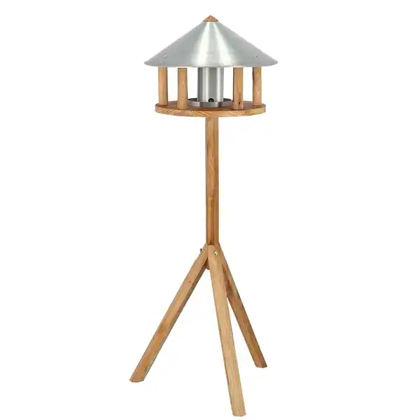 mangeoire oiseau pied bois