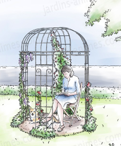 Arche de décoration pour le jardin Arche de décoration pour le jardin
