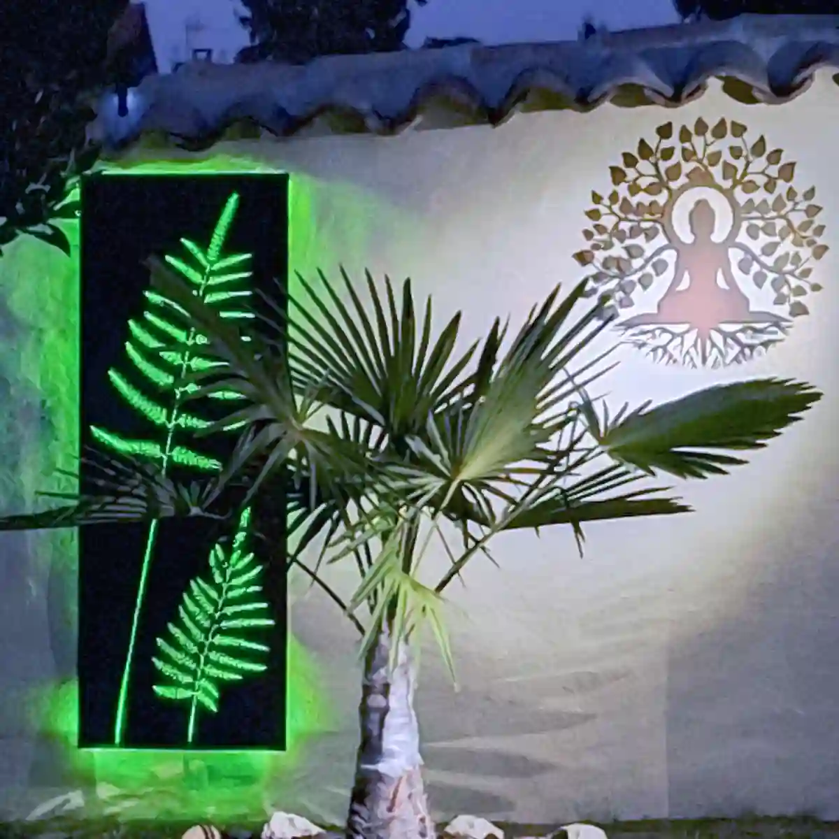 panneau déco rétro éclairé