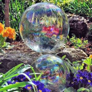 Boule en verre irisée, vente au meilleur prix