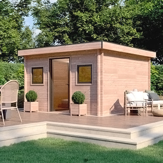 Créer un bureau dans un chalet de jardin