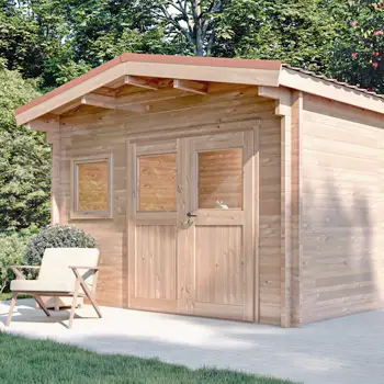 Abri cabanon de jardin en bois douglas Lantenay