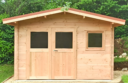 Cabanon de jardin en bois douglas Oyonnax