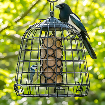 Cage de protection compatible à la mangeoire La Pause Gourmande Cage de protection compatible à la mangeoire La Pause Gourmande