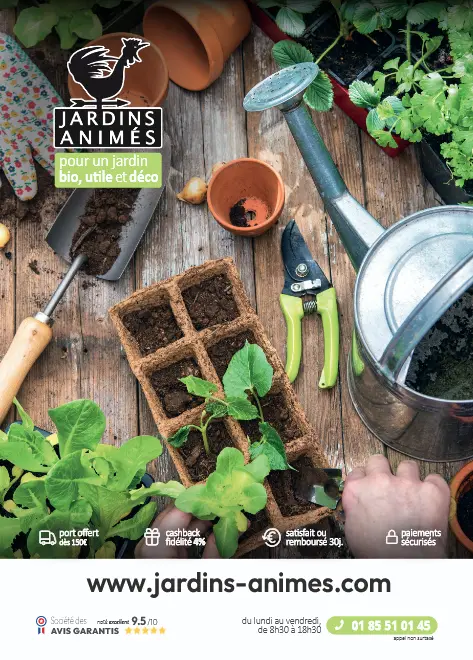 Catalogue de produits bio & d&eacute;co pour le jardin