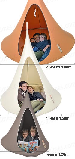Tente cacoon en 3 dimensions au choix Tente cacoon en 3 dimensions au choix