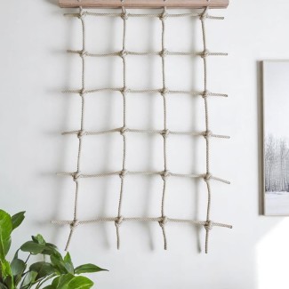 Echelle en filet pour déco mur maison Echelle en filet pour déco mur maison