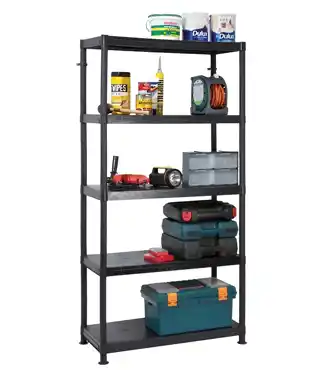 Etagère pour rayonnage en plastique costaud, charge lourde