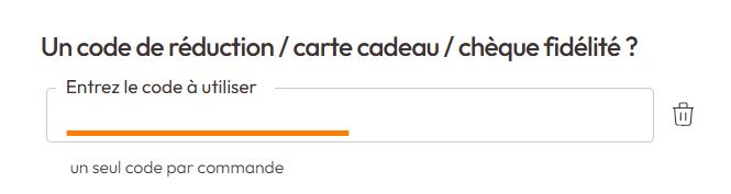 Utiliser une carte cadeau