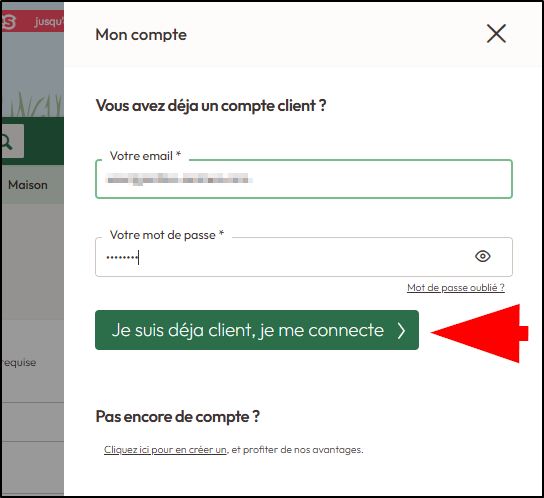 Se connecter &agrave; son compte client jardins-animes.com