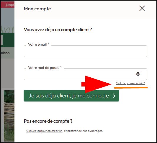 Se connecter à son compte client jardins-animes.com