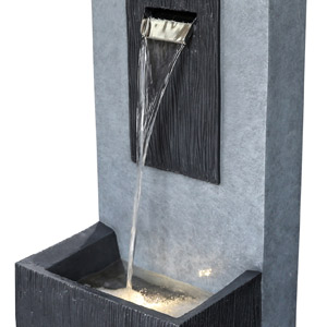 Fontaine avec cascade d'eau pour l'extérieur