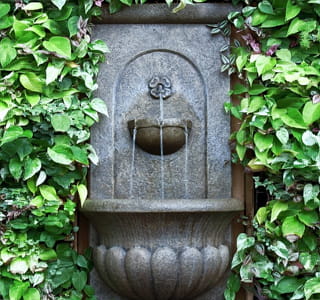 Fontaine à installer sur un robinet extérieur