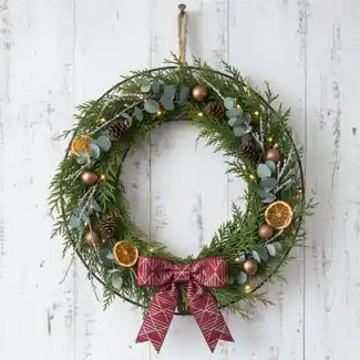 Gabarit pour fabriquer couronne de noel