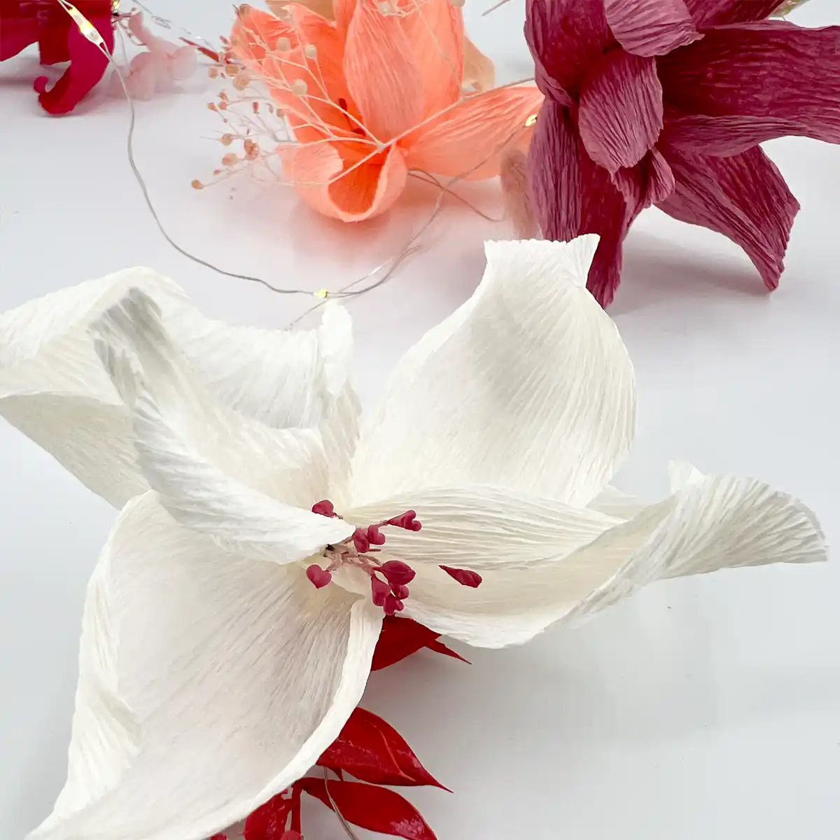 Kit DIY guirlande lumineuse rose et or