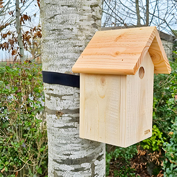 Support arbre pour kit accroche nichoir