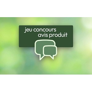 Jeu concours avis produit