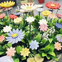 Optez pour les fleurs en céramique pour des bouquets éternels