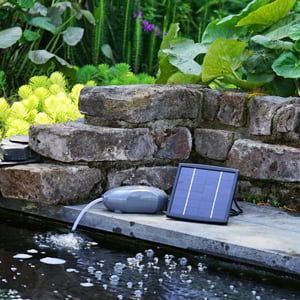 Pompe à air à eau à énergie solaire Jardin extérieur Piscine Étang