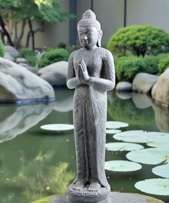 Sculpture bouddha debout pour déco extérieur Sculpture bouddha debout pour déco extérieur