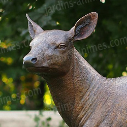 Sculpture de jardin en bronze animal