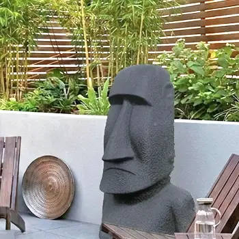Statue moai jardin pour déco extérieure Statue moai jardin pour déco extérieure