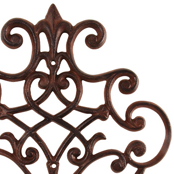 Support décoratif mural en bronze Support décoratif mural en bronze
