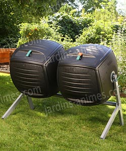 Twin compost Tumbler jardin Twin compost Tumbler jardin