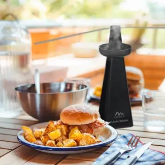 Ventilateur anti mouche pour repas ext&eacute;rieur ou cuisine