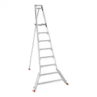 Echelle tripode Mimax+8 sécurisée - H.3,80m - 3 pieds ajustables