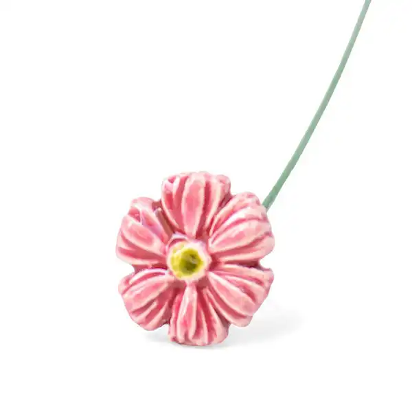 mini bleuet rose deco vase