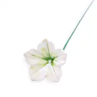 Mirabilis Belle-de-nuit blanche - Fleur en céramique sur tige à planter  Mirabilis Belle-de-nuit blanche - Fleur en céramique sur tige à planter