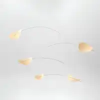 Mobile décoratif Drifting Clouds Flensted, fabrication artisanale - L.43 x H.70cm