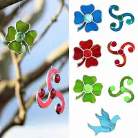 Mobiles celtiques en verre et étain