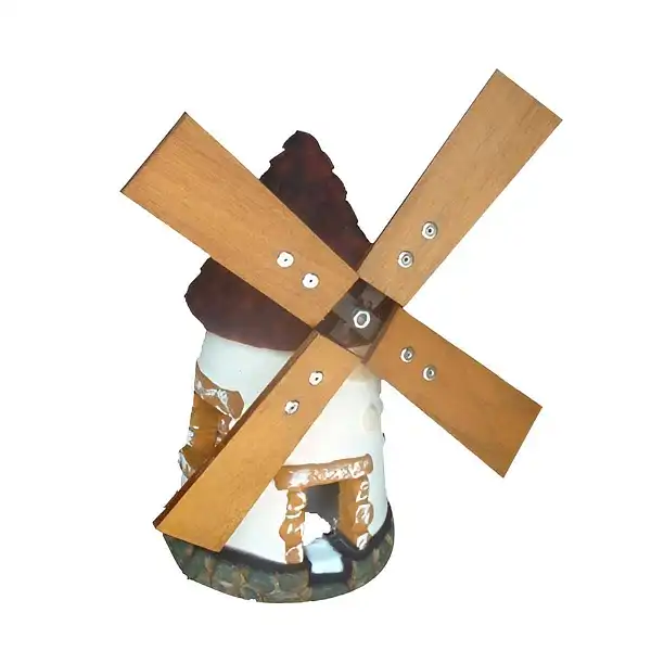 moulin vent jardin tuile