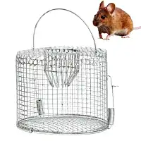Piège à souris multiprise en acier - H. 11cm  Piège à souris multiprise en acier - H. 11cm
