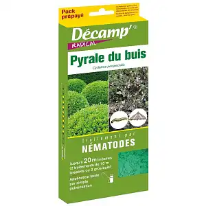 Nématodes contre la pyrale du buis 20m linéaire 20 millions