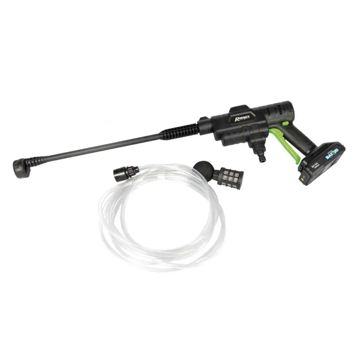 Nettoyeur moyenne pression électrique à batterie 20V - R-BAT20 Ribimex (sans batterie ni chargeur)  Nettoyeur moyenne pression électrique à batterie 20V - R-BAT20 Ribimex (sans batterie ni chargeur)
