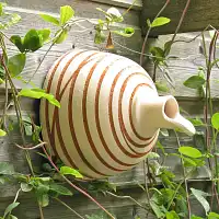 Nichoirs à mésange en terre cuite artisanal - lot de 2