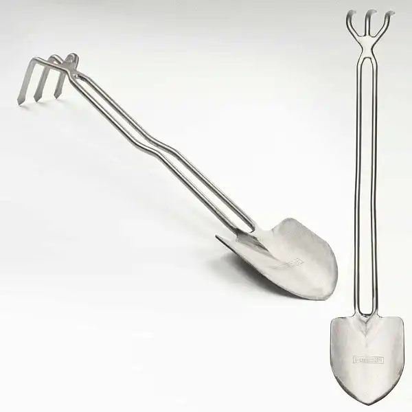 outil jardin pelle rateau