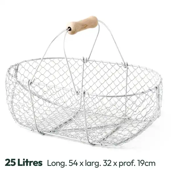 panier grillage recolte 25litres
