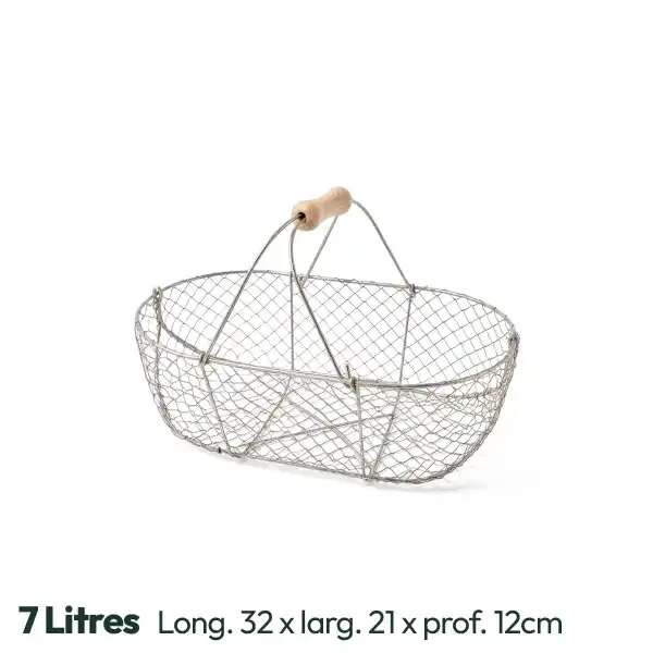 panier grillage recolte 7litres